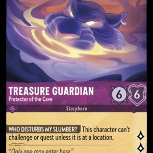 DISNEY LORCANA SINGLE CARDS: INTO THE INKLANDS #408: Treasure Guardian – Protector of the Cave (Rare 58/204: NM) DISNEY LORCANA SINGLE CARDS: INTO THE INKLANDS #408: Treasure Guardian – Protector of the Cave (Rare 58/204: NM)