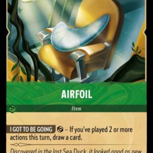 DISNEY LORCANA SINGLE CARDS: INTO THE INKLANDS #5: Airfoil (Common 97/204: NM)