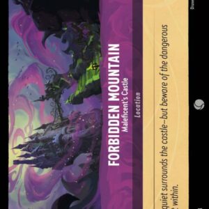 DISNEY LORCANA SINGLE CARDS: INTO THE INKLANDS #85: Forbidden Mountain – Maleficent’s Castle (Common 66/204: NM)