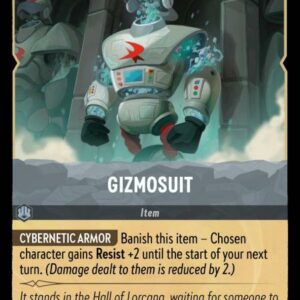 DISNEY LORCANA SINGLE CARDS: INTO THE INKLANDS #95: Gizmosuit (Common 200/204: NM)