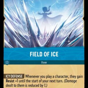 DISNEY LORCANA SINGLE CARDS: URSULA RETURNS #104: Field of Ice (Rare 166/204: NM)