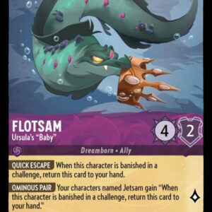 DISNEY LORCANA SINGLE CARDS: URSULA RETURNS #108: Flotsam – Ursula’s (Uncommon 43/204: NM)