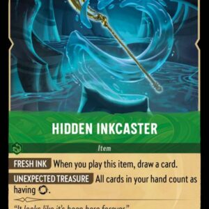 DISNEY LORCANA SINGLE CARDS: URSULA RETURNS #153: Hidden Inkcaster (Common 98/204: NM)