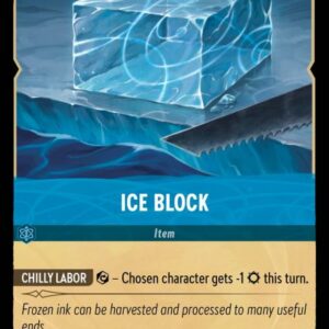 DISNEY LORCANA SINGLE CARDS: URSULA RETURNS #158: Ice Block (Common Foil 168/204: NM)