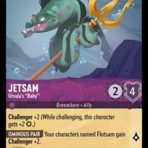 DISNEY LORCANA SINGLE CARDS: URSULA RETURNS #172: Jetsam – Ursula’s (Common 46/204: NM)