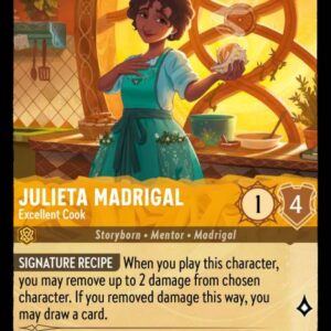 DISNEY LORCANA SINGLE CARDS: URSULA RETURNS #176: Julieta Madrigal – Excellent Cook (Uncommon 13/204: NM)