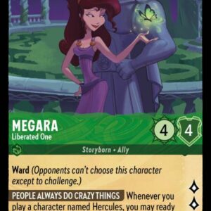 DISNEY LORCANA SINGLE CARDS: URSULA RETURNS #221: Megara – Liberated One (Uncommon 80/204: NM)