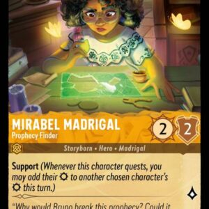 DISNEY LORCANA SINGLE CARDS: URSULA RETURNS #236: Mirabel Madrigal – Prophecy Finder (Common 19/204: NM)