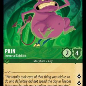 DISNEY LORCANA SINGLE CARDS: URSULA RETURNS #264: Pain – Immortal Sidekick (Uncommon 81/204: NM)