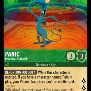 DISNEY LORCANA SINGLE CARDS: URSULA RETURNS #266: Panic – Immortal Sidekick (Uncommon 82/204: NM)