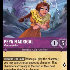 DISNEY LORCANA SINGLE CARDS: URSULA RETURNS #276: Pepa Madrigal – Weather Maker (Rare 53/204: NM)