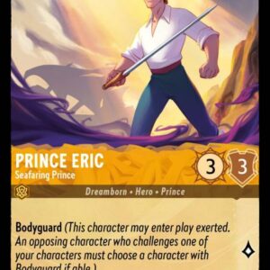 DISNEY LORCANA SINGLE CARDS: URSULA RETURNS #295: Prince Eric – Seafaring Prince (Common 21/204: NM)