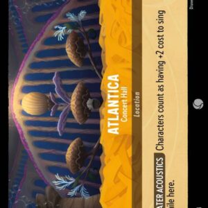 DISNEY LORCANA SINGLE CARDS: URSULA RETURNS #32: Atlantica – Concert Hall (Common 33/204: NM)