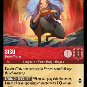 DISNEY LORCANA SINGLE CARDS: URSULA RETURNS #332: Sisu – Daring Visitor (Uncommon 123/204: NM)