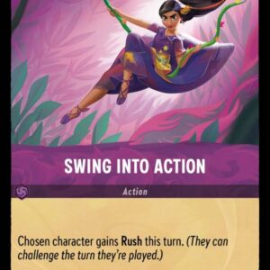 DISNEY LORCANA SINGLE CARDS: URSULA RETURNS #346: Swing into Action (Common 62/204: NM)