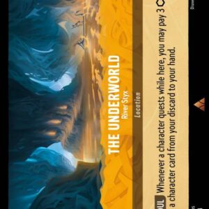 DISNEY LORCANA SINGLE CARDS: URSULA RETURNS #360: The Underworld – River Styx (Rare Foil 34/204: NM) DISNEY LORCANA SINGLE CARDS: URSULA RETURNS #360: The Underworld – River Styx (Rare Foil 34/204: NM)