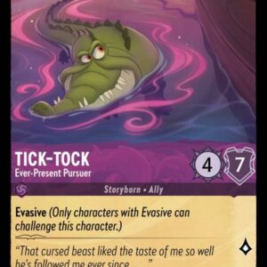 DISNEY LORCANA SINGLE CARDS: URSULA RETURNS #366: Tick-Tock – Ever-Present Pursuer (Common 56/204: NM)
