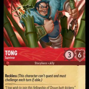DISNEY LORCANA SINGLE CARDS: URSULA RETURNS #368: Tong – Survivor (Common 126/204: NM)