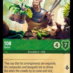 DISNEY LORCANA SINGLE CARDS: URSULA RETURNS #370: Tor – Florist (Common 91/204: NM)