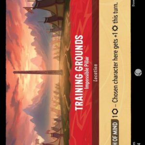 DISNEY LORCANA SINGLE CARDS: URSULA RETURNS #372: Training Grounds – Impossible Pillar (Common 136/204: NM)