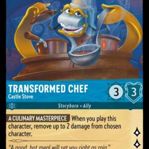 DISNEY LORCANA SINGLE CARDS: URSULA RETURNS #374: Transformed Chef – Castle Stove (Common 157/204: NM)