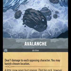 DISNEY LORCANA SINGLE CARDS: URSULA RETURNS #38: Avalanche (Uncommon 195/204: NM)
