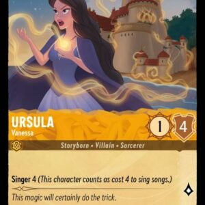 DISNEY LORCANA SINGLE CARDS: URSULA RETURNS #402: Ursula – Vanessa (Common 25/204: NM) DISNEY LORCANA SINGLE CARDS: URSULA RETURNS #402: Ursula – Vanessa (Common 25/204: NM)