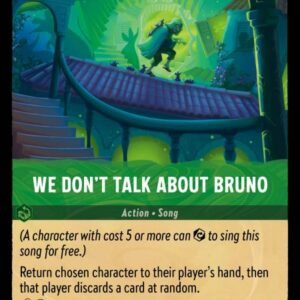 DISNEY LORCANA SINGLE CARDS: URSULA RETURNS #417: We Don’t Talk About Bruno (Rare Foil 97/204: NM)