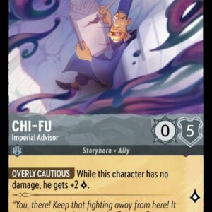 DISNEY LORCANA SINGLE CARDS: URSULA RETURNS #66: Chi-Fu – Imperial Advisor (Uncommon 177/204: NM)