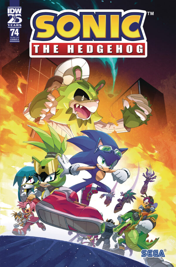 SONIC THE HEDGEHOG (2018 SERIES) #74 Miles Arq cover A