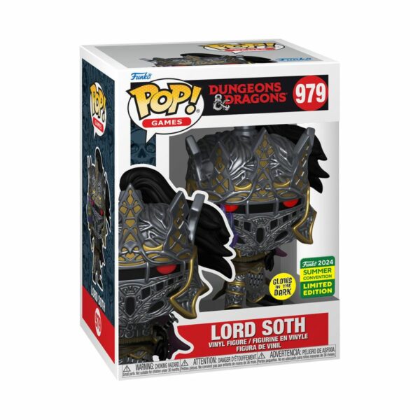 POP GAMES VINYL FIGURE #979: Lord Soth (Glow in the Dark): Dungeons & Dragons (SDCC 2024)