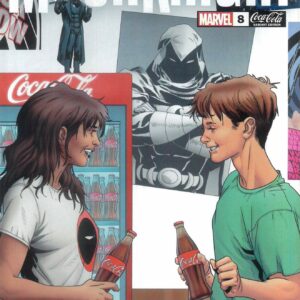 VENGEANCE OF THE MOON KNIGHT #8: Salvador Larroca Coca-Cola cover