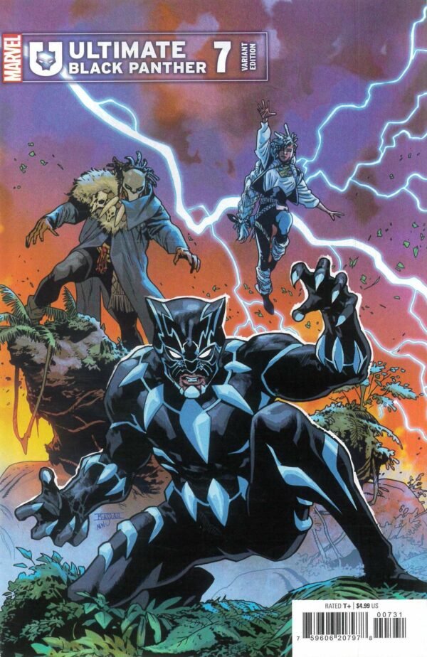 ULTIMATE BLACK PANTHER #7: Mahmud Asrar cover C