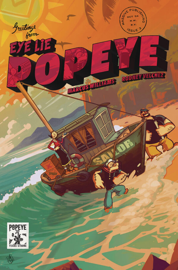 EYE LIE POPEYE #3: Francesco Tomaselli cover B