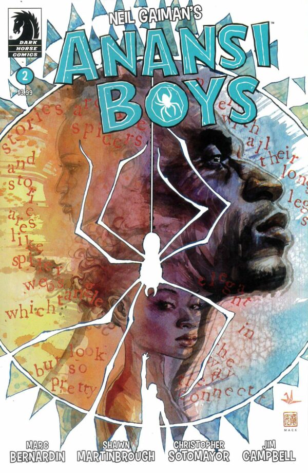 ANANSI BOYS I #2: David Mack cover A