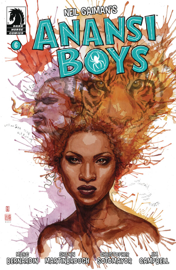 ANANSI BOYS I #6: David Mack cover A