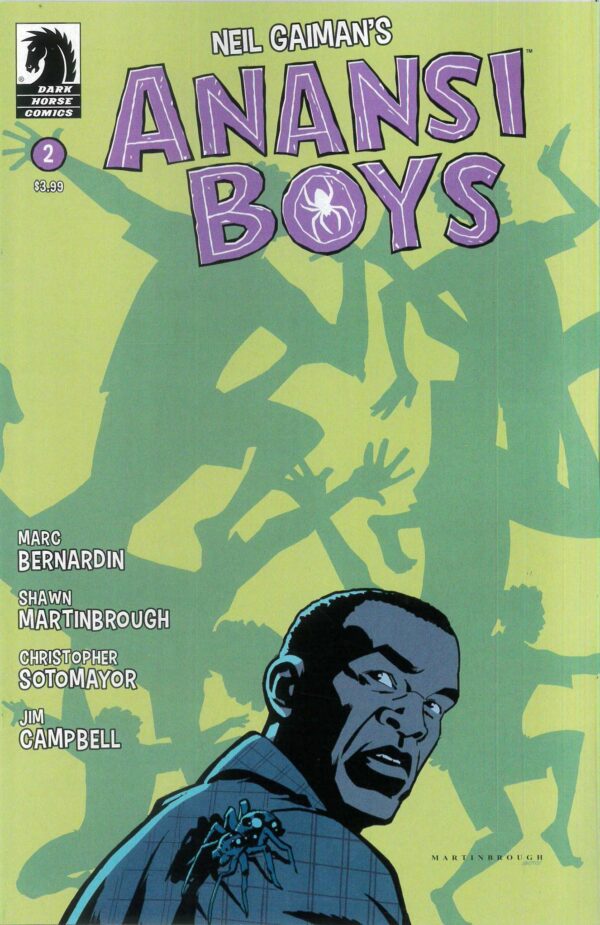 ANANSI BOYS I #2: Shawn Martinbrough cover B