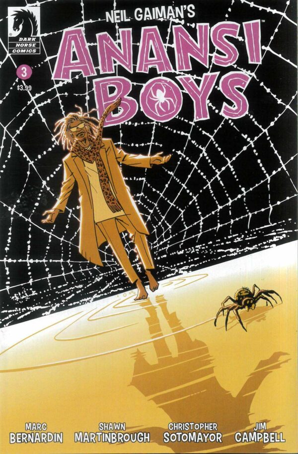 ANANSI BOYS I #3: Shawn Martinbrough cover B