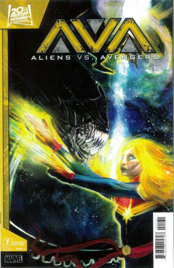 ALIENS VS AVENGERS #1: Zu Orzu cover C
