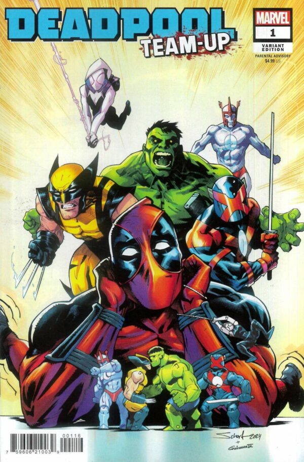 DEADPOOL TEAM-UP (2024 SERIES) #1: Jonas Scharf RI cover P