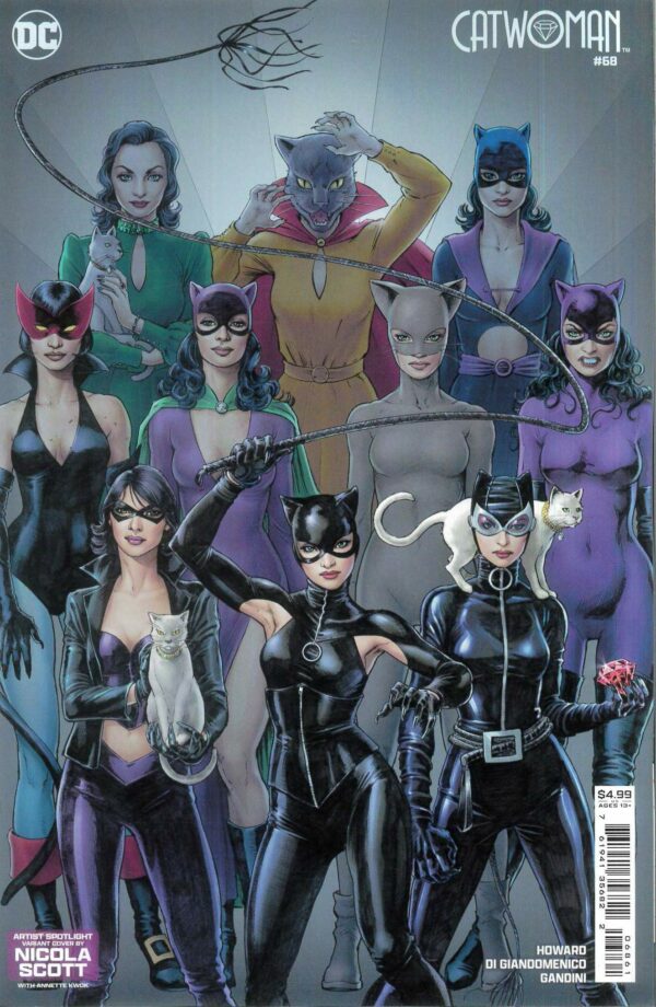 CATWOMAN (2018 SERIES) #68: Nicola Scott Artist Spotlight cover F