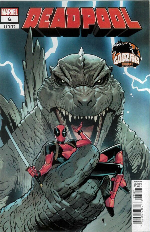 DEADPOOL (2024 SERIES) #6: Paco Medina Godzilla cover B