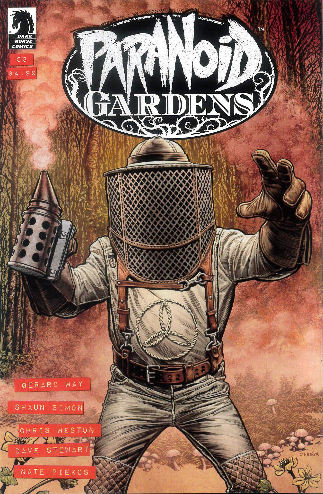 PARANOID GARDENS #3: Chris Weston cover A PARANOID GARDENS #3: Chris Weston cover A