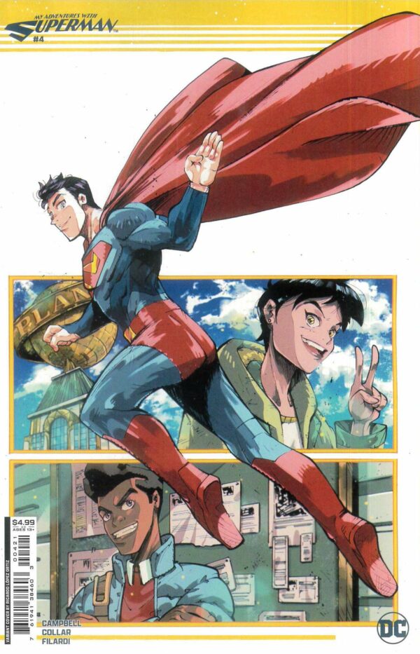 MY ADVENTURES WITH SUPERMAN #4: Ricardo Lopez Ortiz cover B