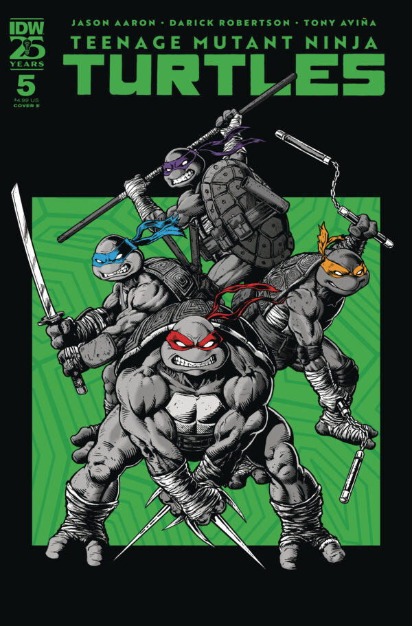 TEENAGE MUTANT NINJA TURTLES (2024 SERIES) #5: Darick Robertson cover E