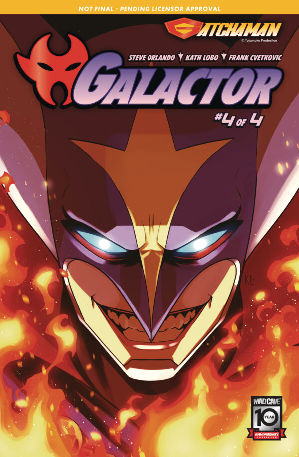 GATCHAMAN: GALACTOR #4: Kath Lobo cover A