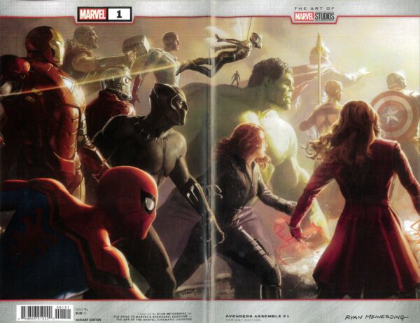 AVENGERS ASSEMBLE (2024 SERIES) #1: Ryan Meinerding wraparound Marvel Studios cover E