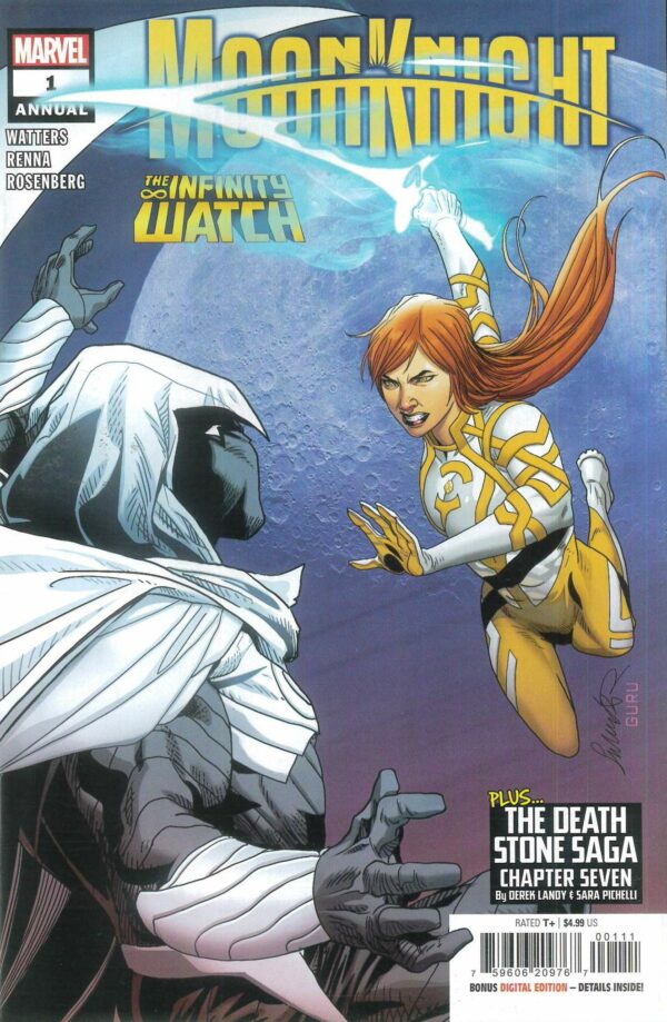 MOON KNIGHT ANNUAL (2024 SERIES) #1: Salvador Larroca cover A (Infinity Watch Part Seven)