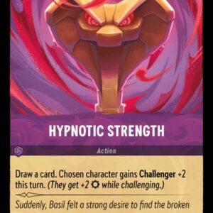 DISNEY LORCANA SINGLE CARDS: SHIMMERING SKIES #146: Hypnotic Strength (Common Foil 59/204: NM)