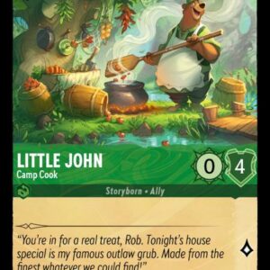 DISNEY LORCANA SINGLE CARDS: SHIMMERING SKIES #174: Little John – Camp Cook (Uncommon 71/204: NM) DISNEY LORCANA SINGLE CARDS: SHIMMERING SKIES #174: Little John – Camp Cook (Uncommon 71/204: NM)